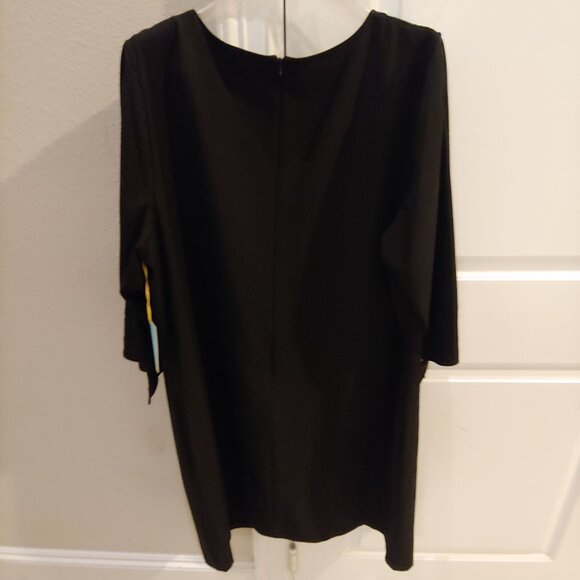 CeCe Nordstroms Women's Black Shift Dress Plus Size 22W 3/4 Sleeve NWT - Picture 5 of 7